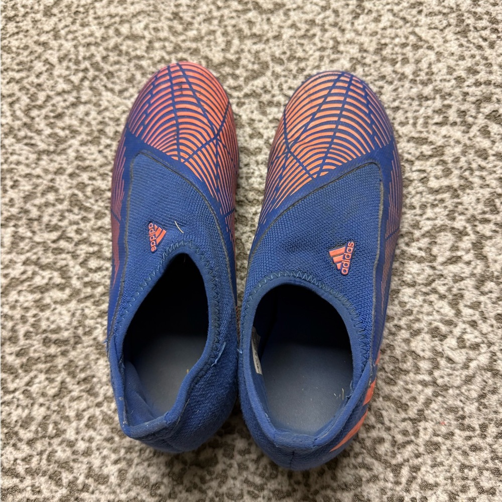 Adidas Blue and Pink Water Shoes Slip-On Style